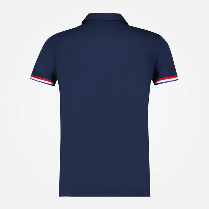 Polos Shirts Men Le Coq Sportif Paris 2024 Polo Shirt Dress Blues Polos Shirts Men Le Coq Sportif Paris 2024 Polo Shirt Dress Blues