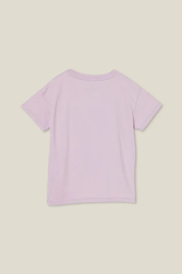 Poppy Short Sleeve Print Tee Lilac Dropsnow Wash Girls Cotton On Tops and TShirts Poppy Short Sleeve Print Tee Lilac Dropsnow Wash Girls Cotton On Tops and TShirts