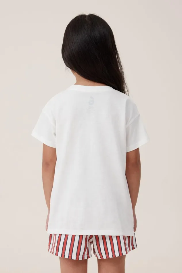 Poppy Short Sleeve Print Tee Vanillawild One Girls Cotton On Tops and TShirts Poppy Short Sleeve Print Tee Vanillawild One Girls Cotton On Tops and TShirts