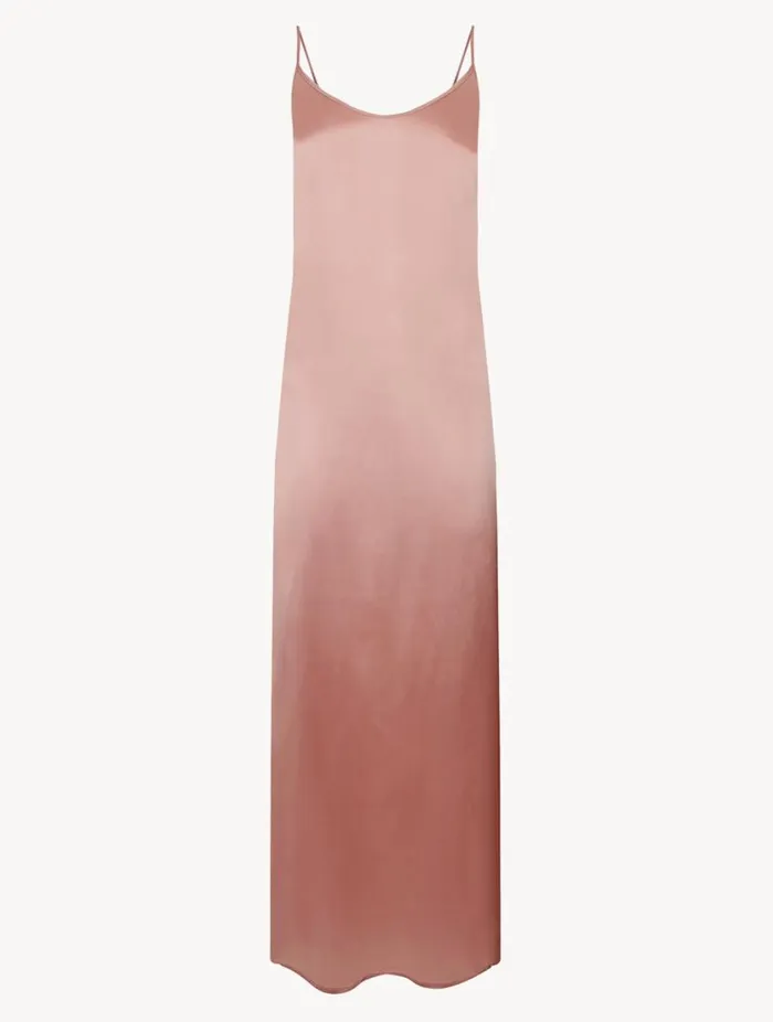 Powder Pink Silk Long Slip Sleepwear La Perla Slips and Dresses