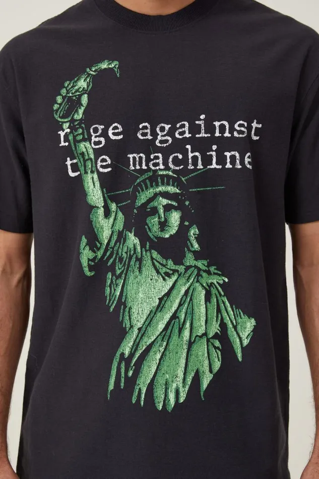 Premium Loose Fit Music TShirt Lcn Wmg Washed Blackratm 8211 Liberty Men Cotton On Tees and Tanks Premium Loose Fit Music TShirt Lcn Wmg Washed Blackratm 8211 Liberty Men Cotton On Tees and Tanks