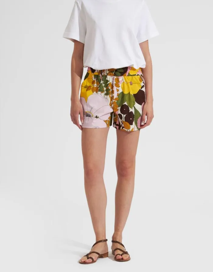 PullUp Shorts Big Flower Rose Women La Double J Shorts and Pants