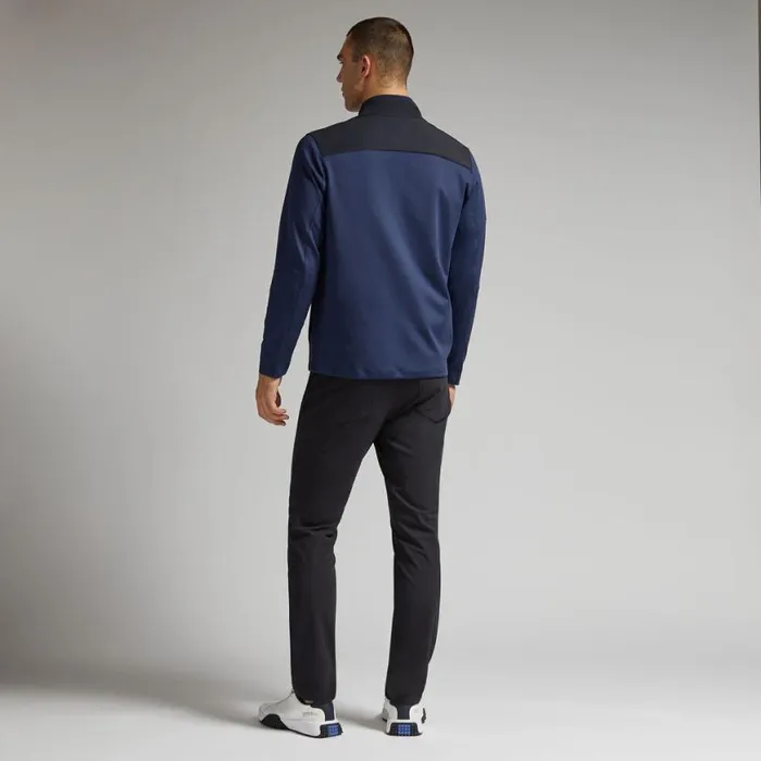 Pullovers Men GFORE DOUBLE KNIT BRUSHED BACK SCUBA QUARTER ZIP PULLOVER Twilight