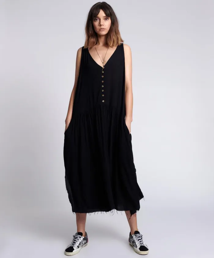 REBELLE NOIR DRESS Women One Teaspoon Midi and Maxi Dresses