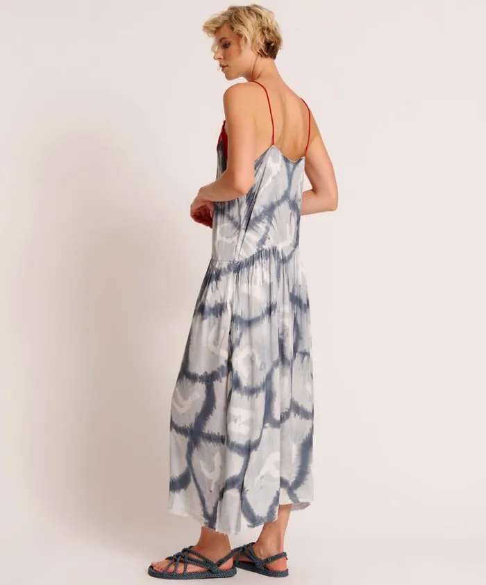 REFLECTION HAND PRINTED HIDEAWAY SLIP DRESS Women One Teaspoon Midi and Maxi Dresses REFLECTION HAND PRINTED HIDEAWAY SLIP DRESS Women One Teaspoon Midi and Maxi Dresses