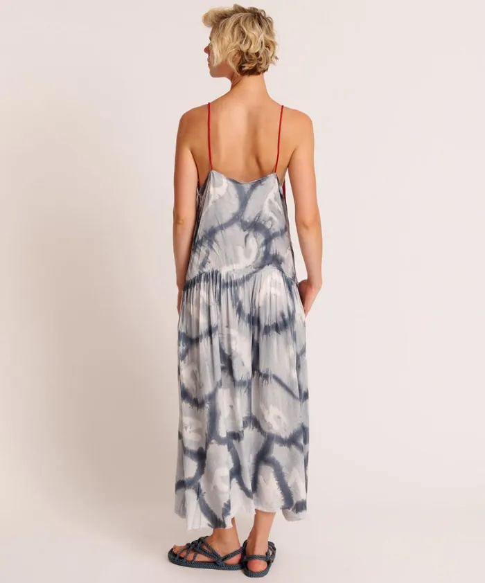 REFLECTION HAND PRINTED HIDEAWAY SLIP DRESS Women One Teaspoon Midi and Maxi Dresses REFLECTION HAND PRINTED HIDEAWAY SLIP DRESS Women One Teaspoon Midi and Maxi Dresses