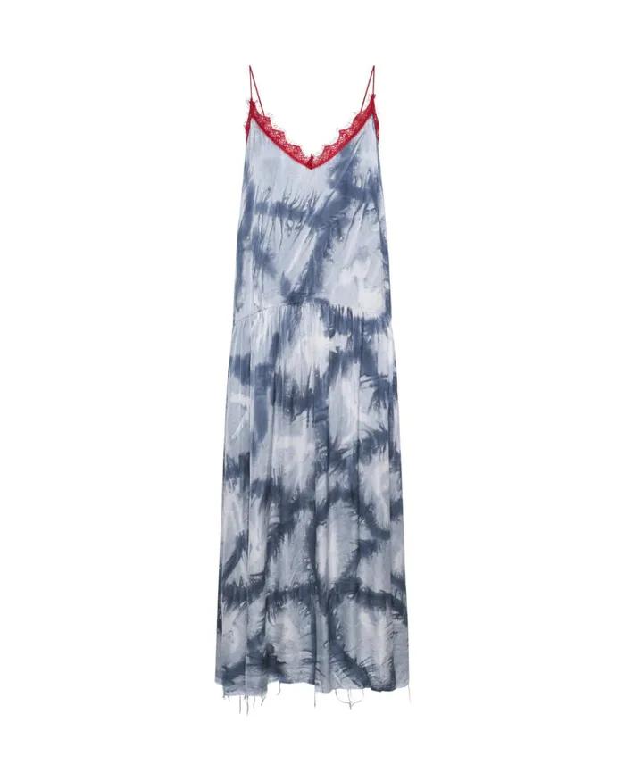 REFLECTION HAND PRINTED HIDEAWAY SLIP DRESS Women One Teaspoon Midi and Maxi Dresses REFLECTION HAND PRINTED HIDEAWAY SLIP DRESS Women One Teaspoon Midi and Maxi Dresses