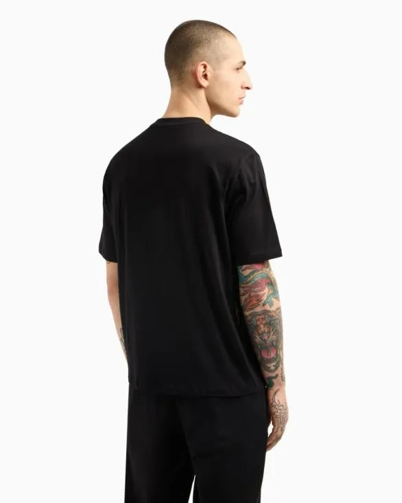 Regular Fit Jersey Tshirt Black Men Armani TShirts Regular Fit Jersey Tshirt Black Men Armani TShirts