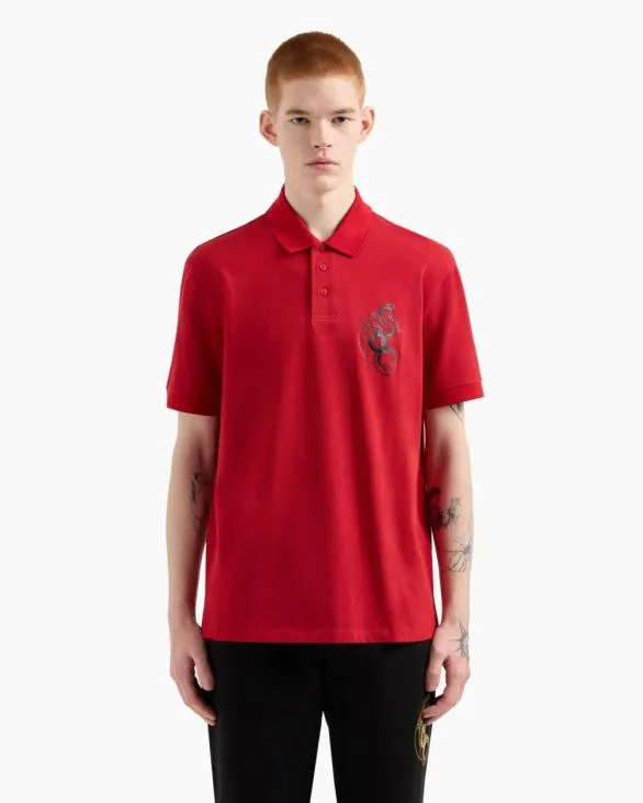 Regular Fit Polo Shirt In Cotton Red Men Armani Polo Shirts Regular Fit Polo Shirt In Cotton Red Men Armani Polo Shirts