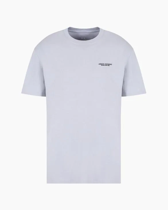 Regular Fit Tshirt With Logo Purple Men Armani TShirts