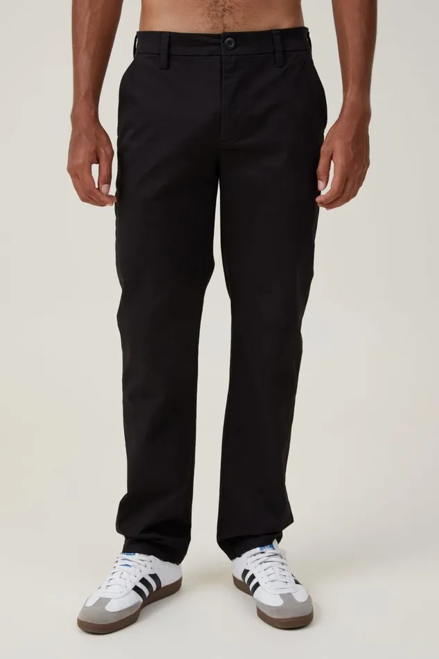 Regular Straight Chino Black Men Cotton On Pants Regular Straight Chino Black Men Cotton On Pants