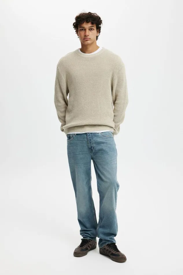Regular Straight Jean Telegram Blue Men Cotton On Jeans