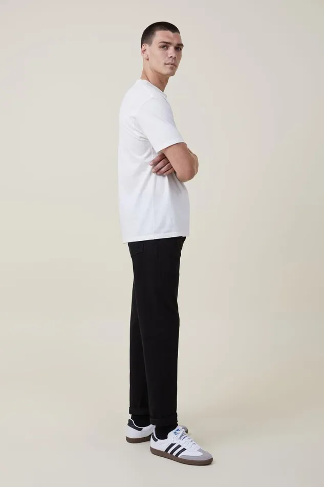 Relaxed Tapered Jean New Black Men Cotton On Jeans