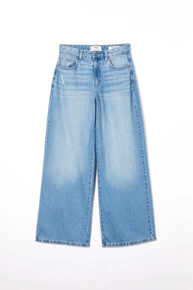 Relaxed Wide Jean Breeze Blue Worn Women Cotton On Pants Relaxed Wide Jean Breeze Blue Worn Women Cotton On Pants