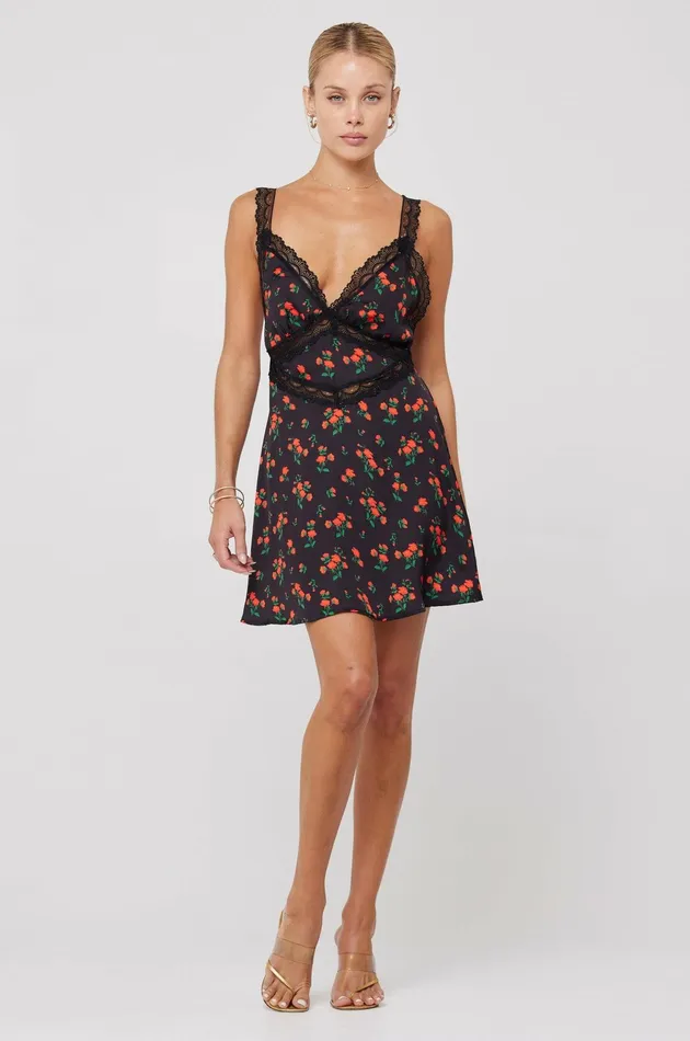 RESA Amelia Mini In Rosette Women Mini Dresses
