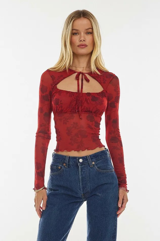 RESA Cassie Top In Red Currant Women Tops