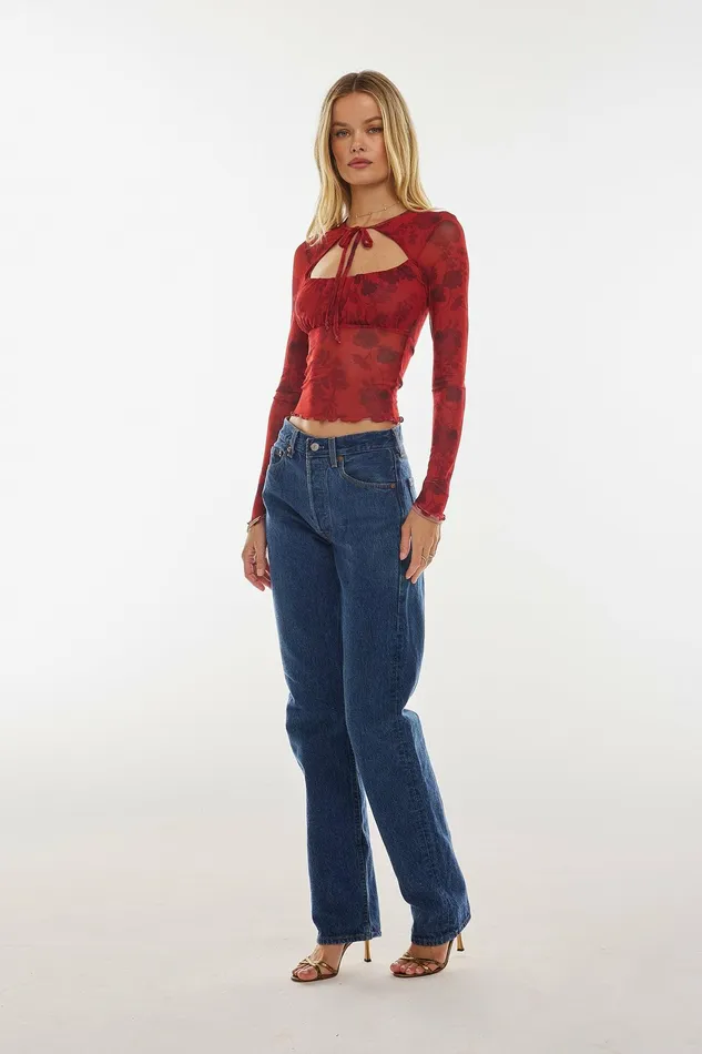 RESA Cassie Top In Red Currant Women Tops