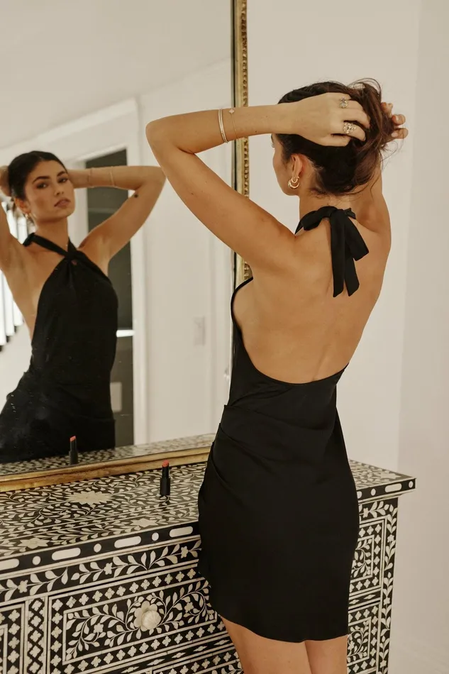 RESA Diana Dress In Black Women Mini Dresses
