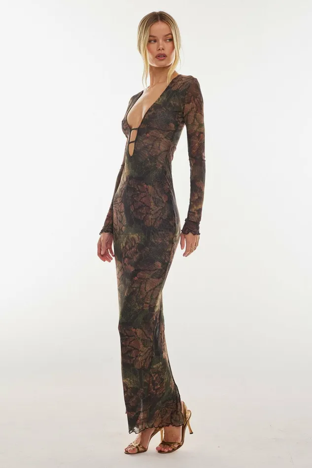 RESA Esme Dress In Autumn Women Midi Dress