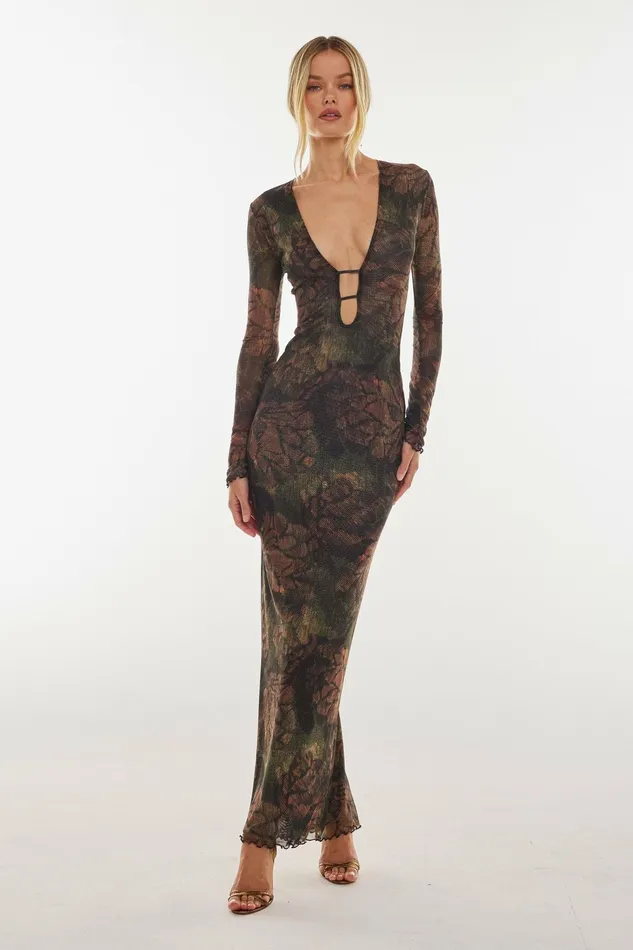 RESA Esme Dress In Autumn Women Midi Dress