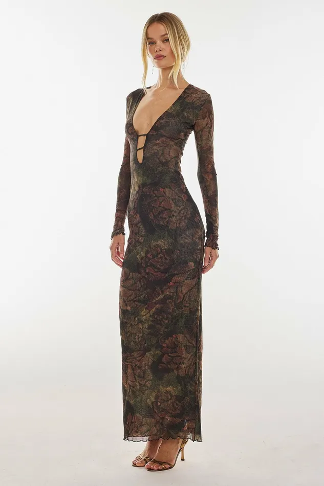 RESA Esme Dress In Autumn Women Midi Dress