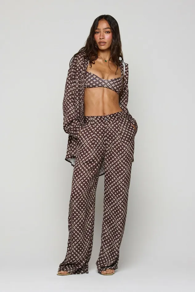RESA Sasha Trouser In Mocha Women Bottoms