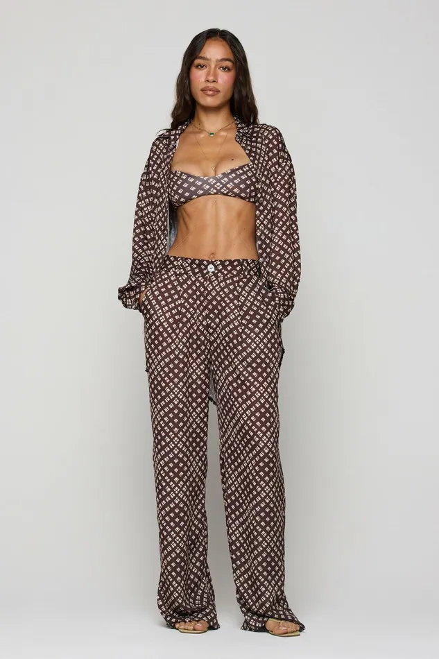 RESA Sasha Trouser In Mocha Women Bottoms
