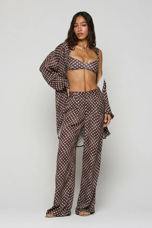 RESA Sasha Trouser In Mocha Women Bottoms
