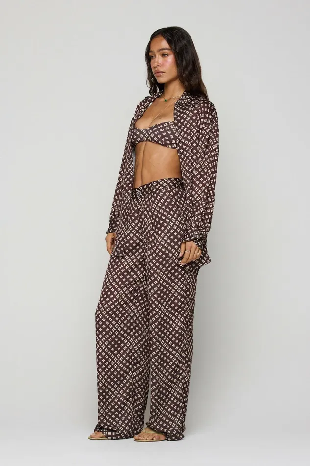 RESA Sasha Trouser In Mocha Women Bottoms