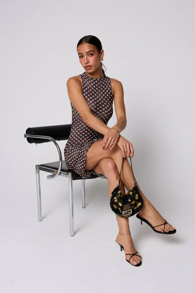 RESA Savannah Mini In Mocha Women Mini Dresses