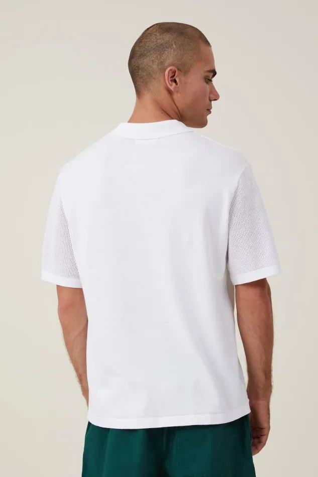 Resort Short Sleeve Polo Snow White Men Cotton On Tees and Tanks Resort Short Sleeve Polo Snow White Men Cotton On Tees and Tanks
