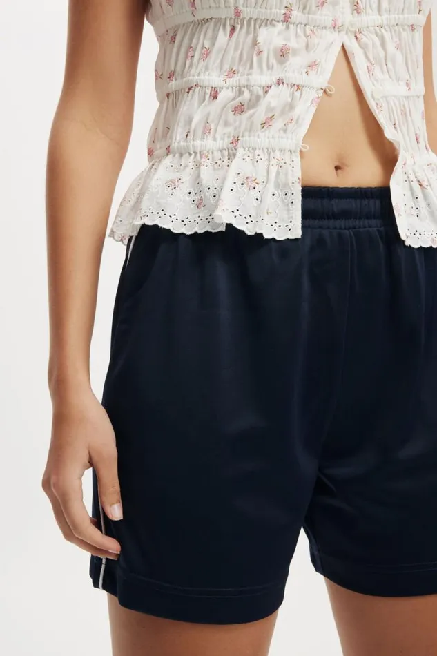 Retro Sporty Long Short Winter Night Women Cotton On Sweats and Hoodies