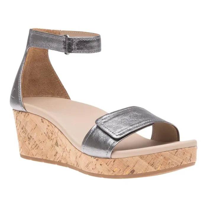 Riviera Ankle Sandal Metatarsal Silver Womens Abeo Sandals