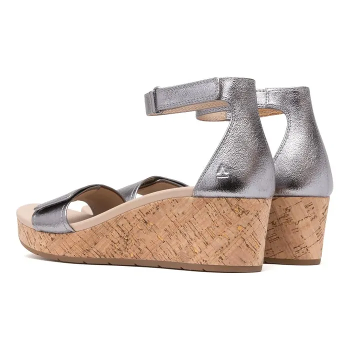Riviera Ankle Sandal Metatarsal Silver Womens Abeo Sandals
