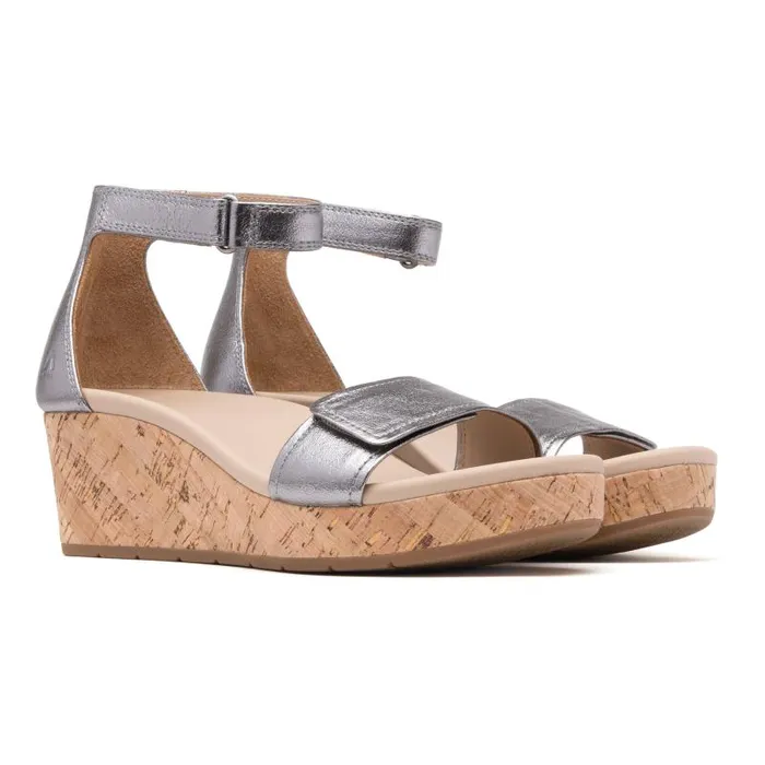 Riviera Ankle Sandal Metatarsal Silver Womens Abeo Sandals