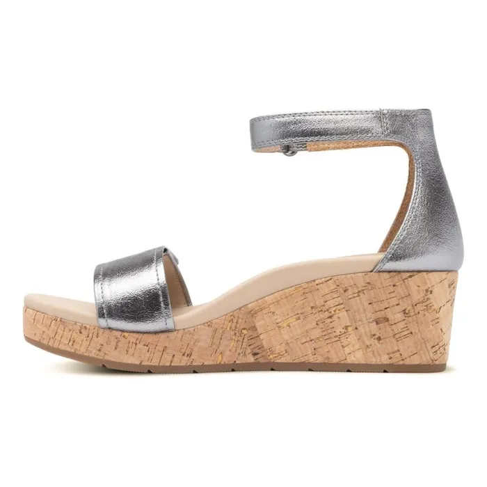 Riviera Ankle Sandal Metatarsal Silver Womens Abeo Sandals
