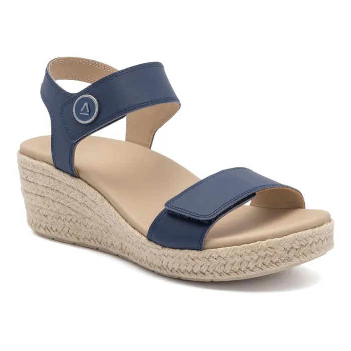 Riviera Strap Sandal Blue Womens Abeo Sandals