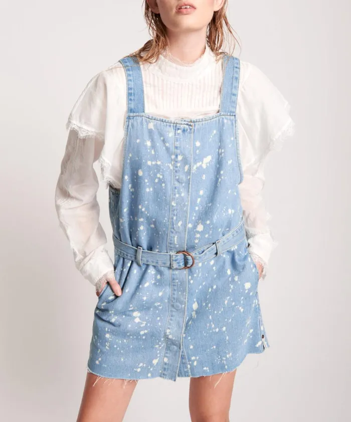 ROYAL SALT DENIM PINI DRESS Women One Teaspoon Midi and Maxi Dresses ROYAL SALT DENIM PINI DRESS Women One Teaspoon Midi and Maxi Dresses