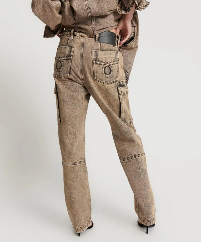 RUST CARGO MOTION PANTS Women One Teaspoon Bottoms RUST CARGO MOTION PANTS Women One Teaspoon Bottoms