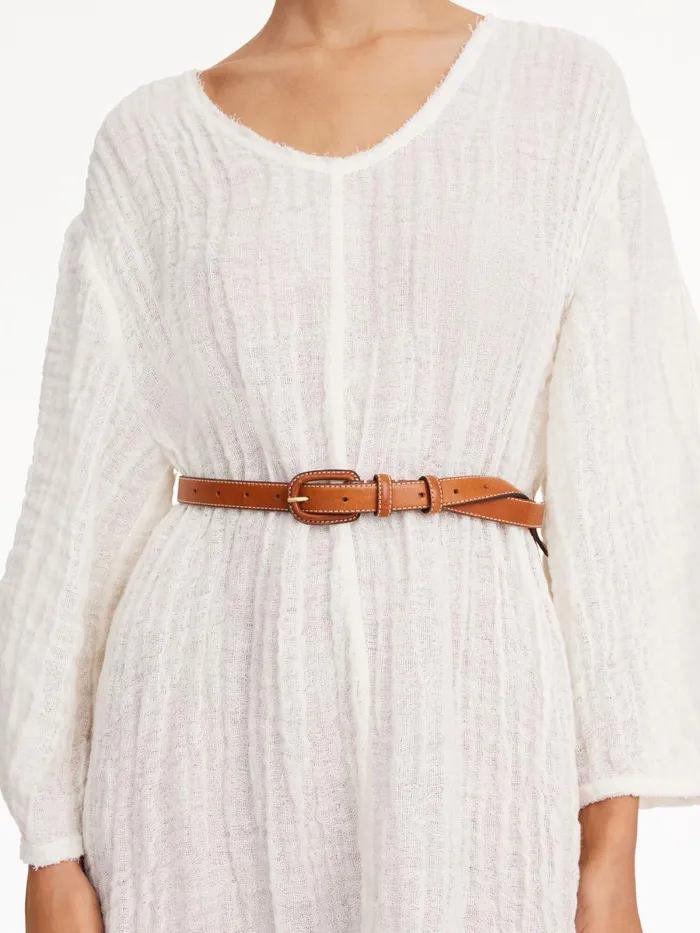 Salio Leather Belt Caramel Cafe Women By Malene Birger Belts