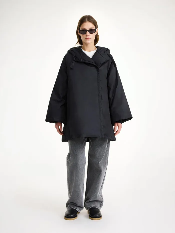 Sallimo Padded Coat Black Women By Malene Birger Coats and Jackets