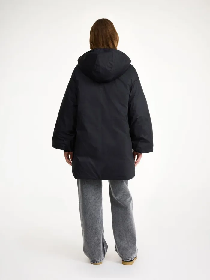 Sallimo Padded Coat Black Women By Malene Birger Coats and Jackets