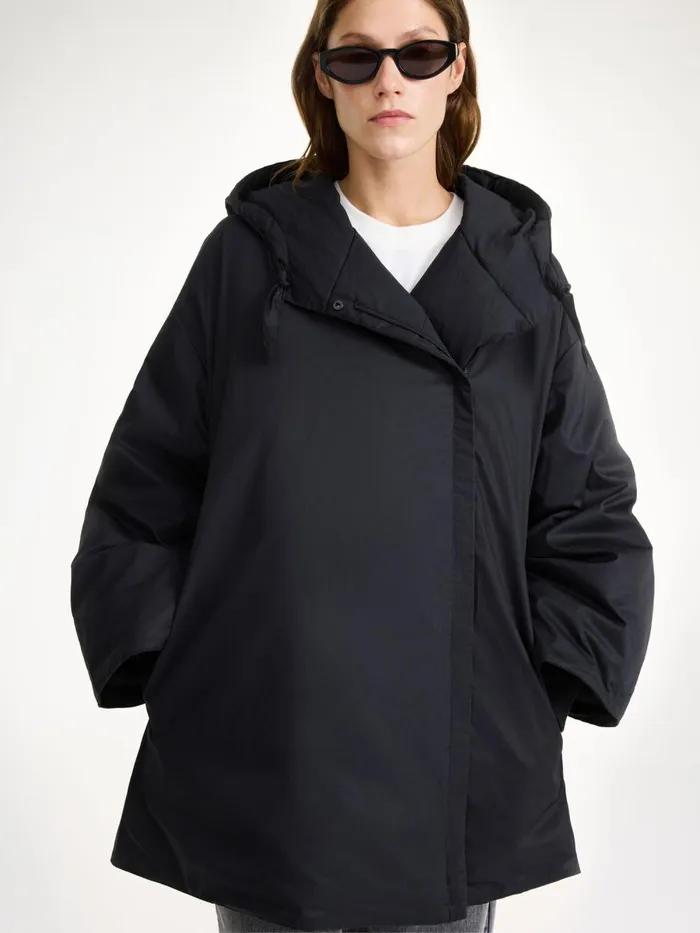 Sallimo Padded Coat Black Women By Malene Birger Coats and Jackets