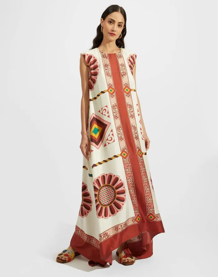 San Carlo Dress Placed Macro Tiles Place Women La Double J Dresses
