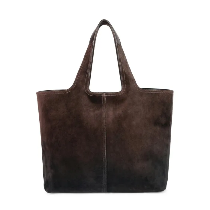 Santoni Dark Brown Suede Shoulder Bag Women Bags