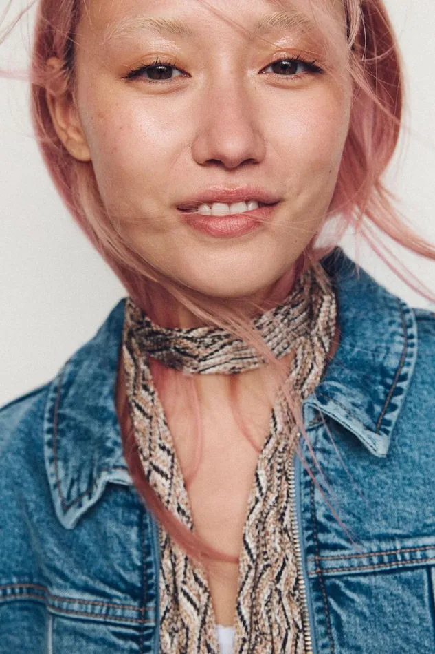 Sara Skinny Scarf Blackecru Zig Zag Women Cotton On Hats