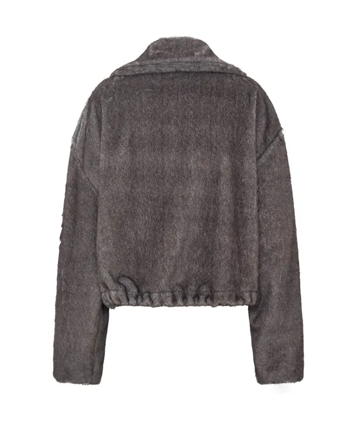 SAUVAGE FAUX FUR CROPPED PULLOVER JACKET Women One Teaspoon Jackets SAUVAGE FAUX FUR CROPPED PULLOVER JACKET Women One Teaspoon Jackets