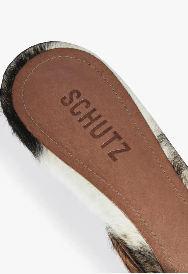 Schutz Shoes Pumps Daria Mule Leather Pump Brown 8211 Women