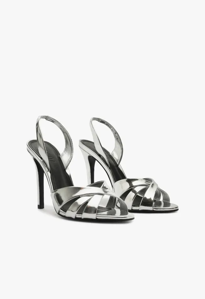 Schutz Shoes Slingbacks Keefa Sling Sandal Silver 8211 Women