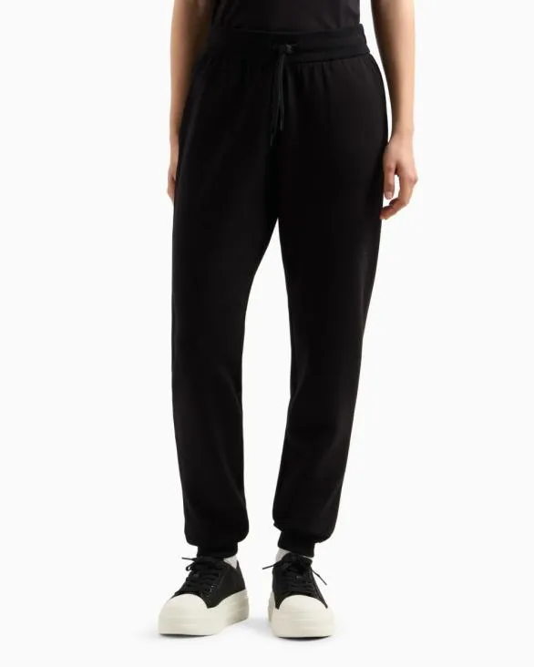Scuba Fabric Jogger Pants Black Women Armani Matching Sets Scuba Fabric Jogger Pants Black Women Armani Matching Sets